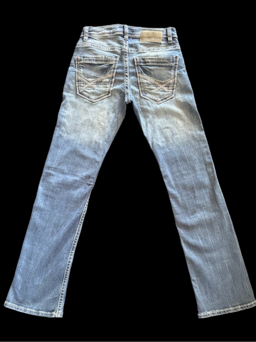 BKE Aiden Denim Blue Jeans Boot Cut 26x32 Great Condition